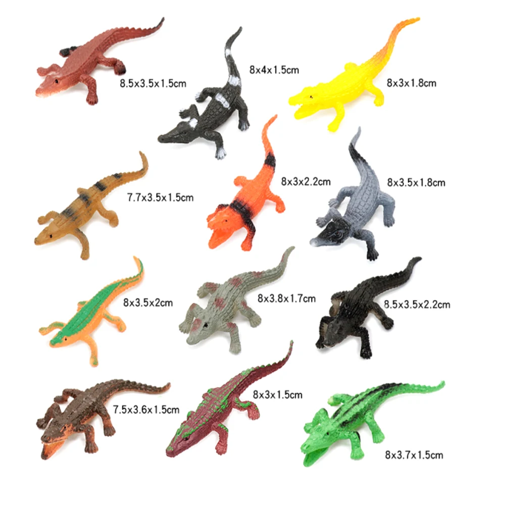 LZY884  Crocodile Toy Alligator Toy Simulation Realistic Crocodile For Figure Model