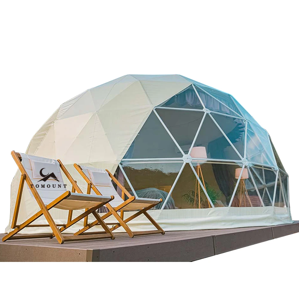 Luxury 6m/8m Camping Outdoor Tents Prefabricated Modern Big Festival Dome Tent Geodesic Dome Tent For Wedding Celebrations