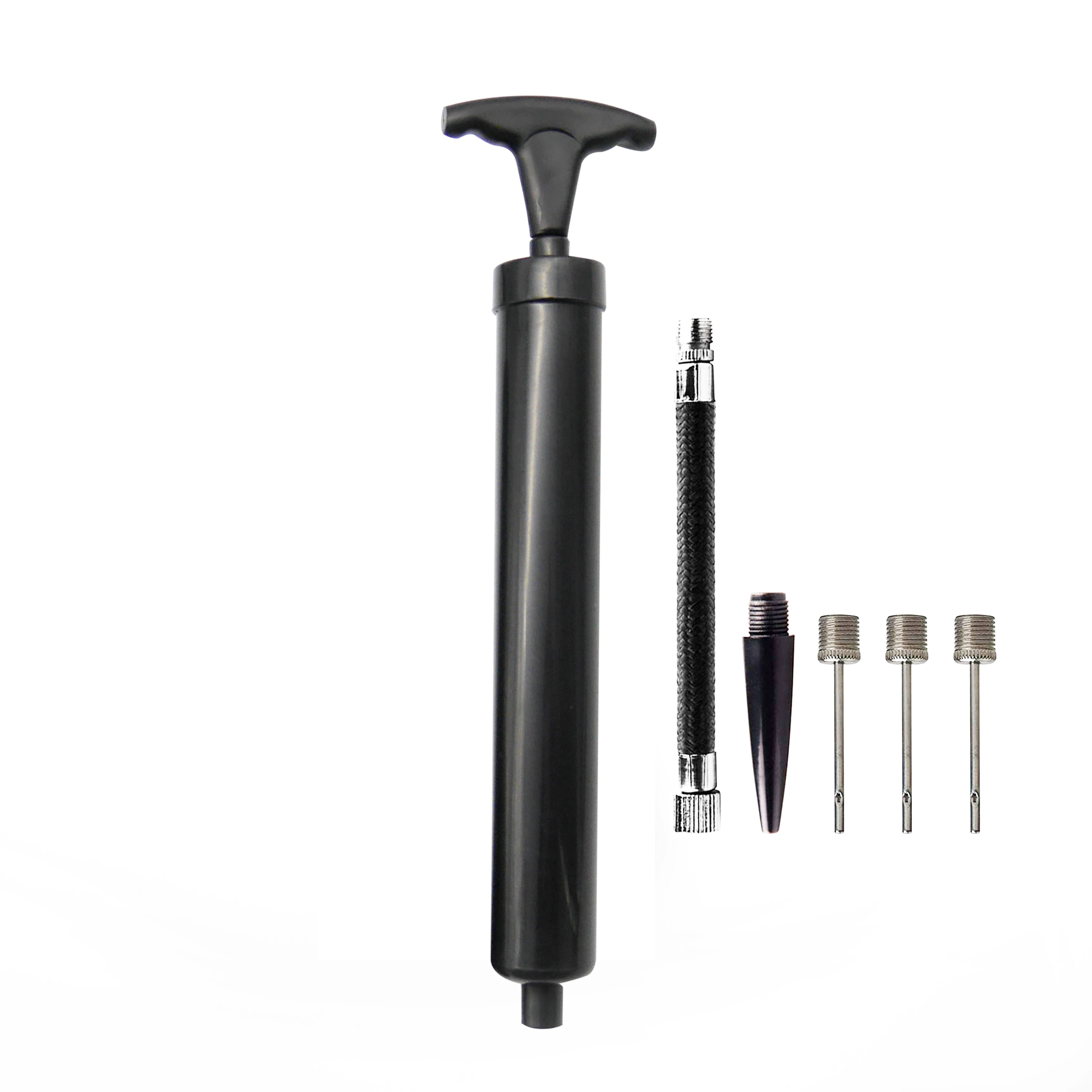 XY-804CG 12inch Good Quality Plastic Inflating Ball Air Pump With Gas-pressure Meter