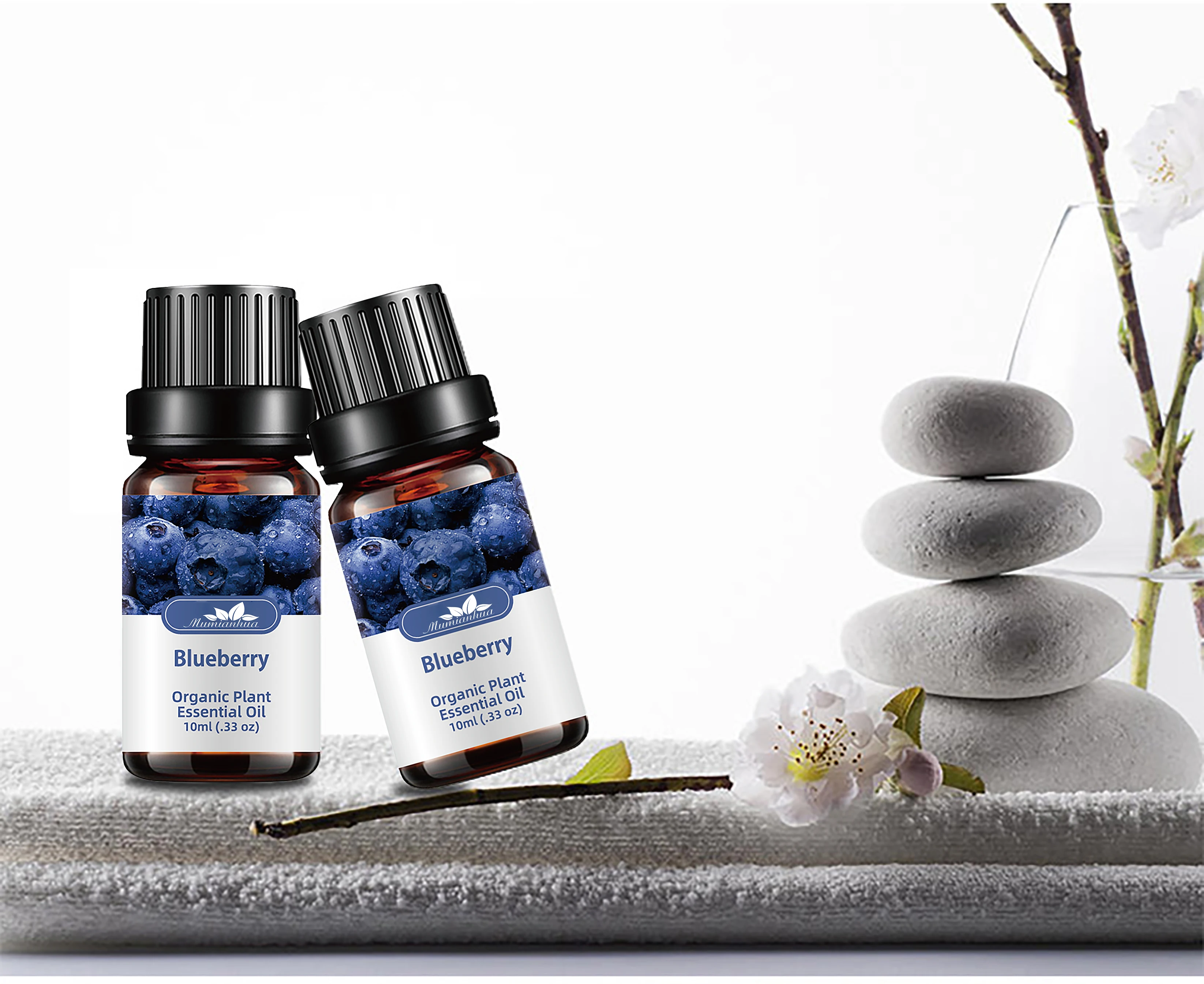 Factory Supply 100% Pure cold pressed Organic blueberry seed essential oil diffuser for skin Body Hair Care soap Candle making