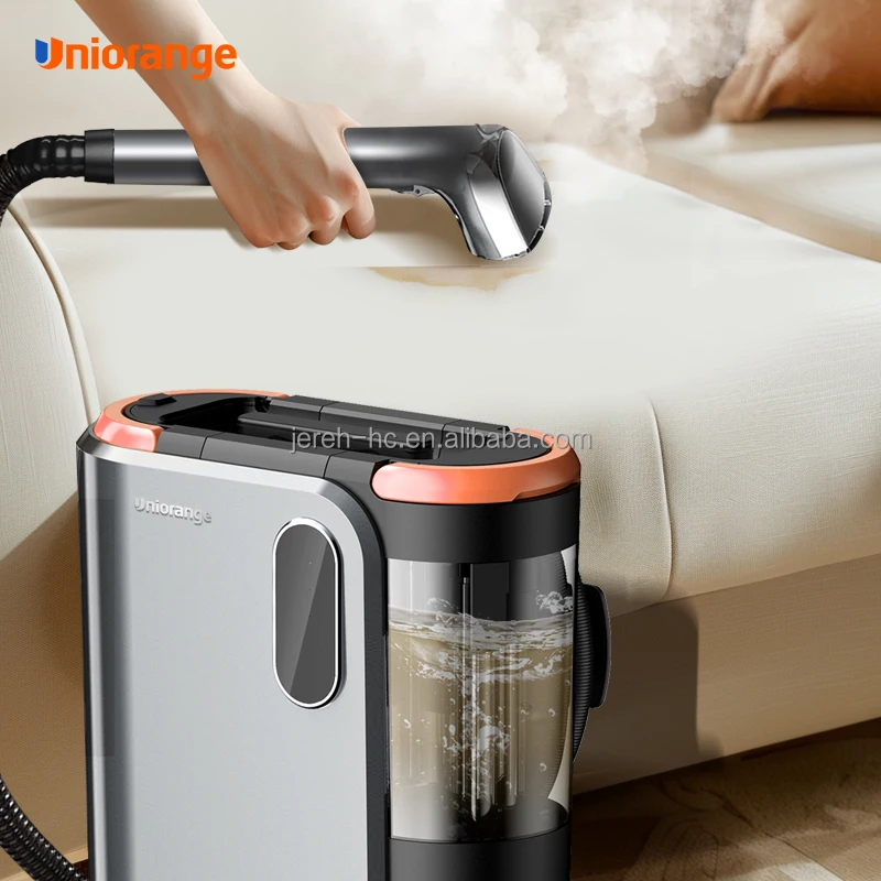 Uniorange Portable Electric Wet-Dry Vacuum Cleaner Big Handheld Fabric Sofa Pet Hair Cleaning Machine Car Hotel Carpet Cleaning