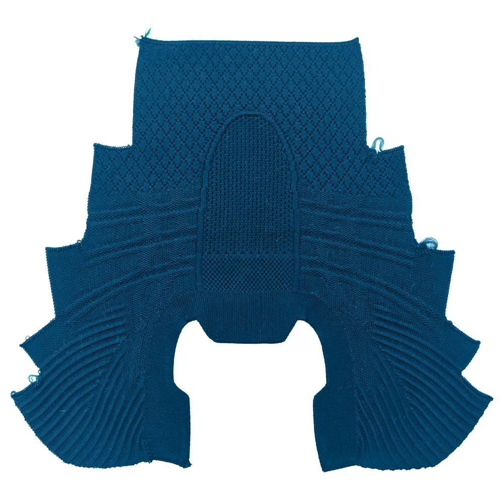 New style Low price mesh vamp 3d fly knit uppers for sports shoes