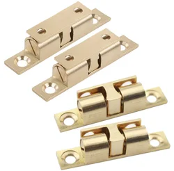 High Quality Cabinet Door Catch Brass Ball Catch Door Closer  Sold Brass Double Ball Catch