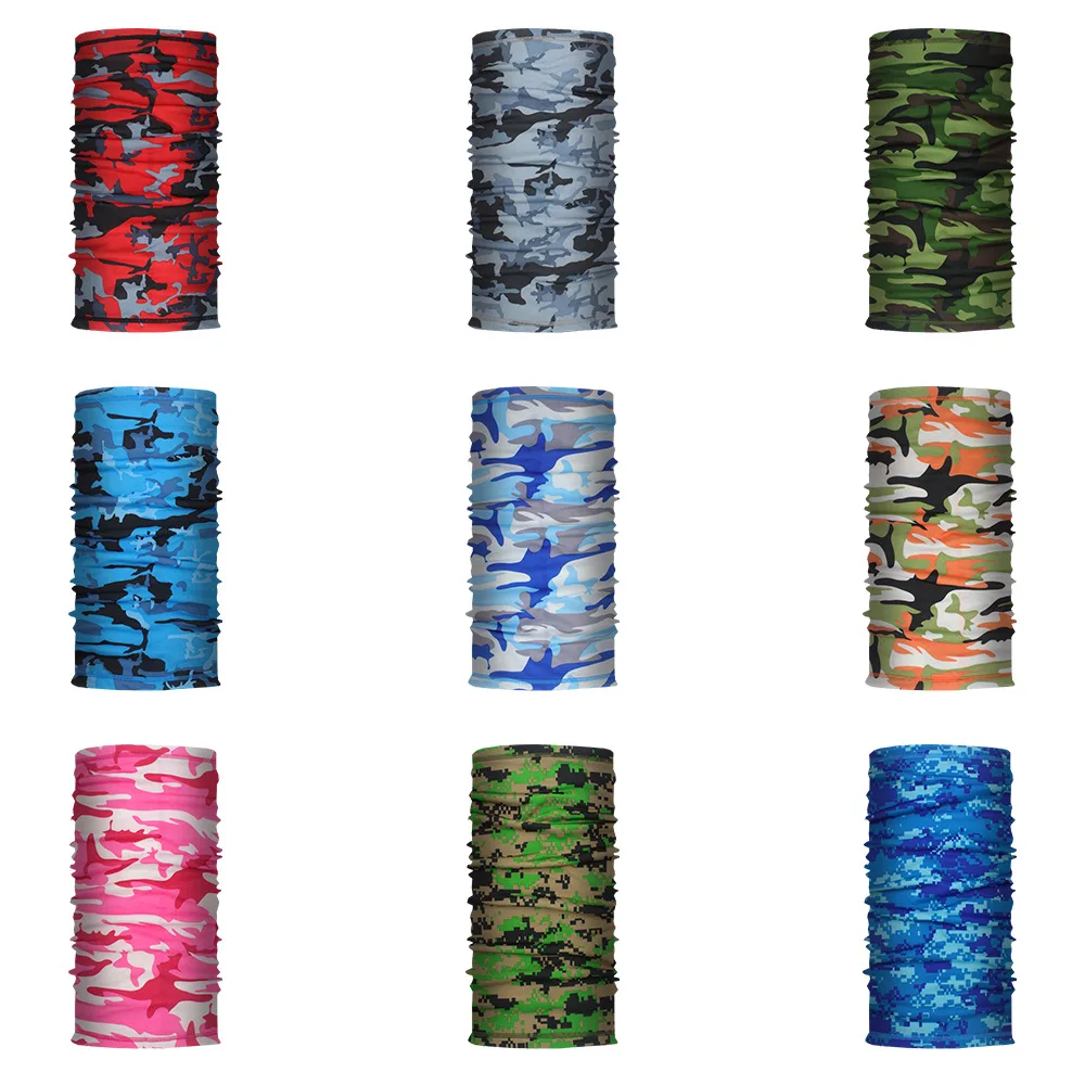 Summer Bandana Face Mask Thin Neck Gaiter Cooling Sunblock Face Scarf UV Protection Bandana Balaclava For Fishing Hiking