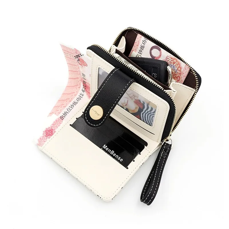 New Cute Kitten Girls Wallet Short Zipper Coin Purse cCat Wallet Fashion Versatile Purse for Women