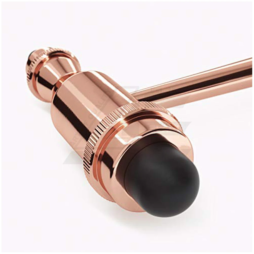 Metallic Hot Best Selling Tromner Neurological Reflex Hammer with Pointed Tip Handle for Cutaneous and Superficial Responses