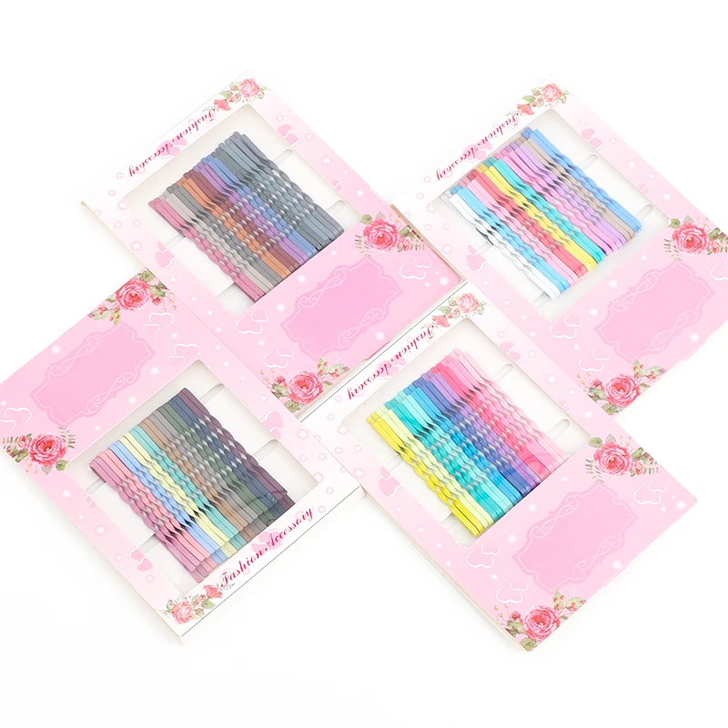 Wholesale Fashion Twist hair pin barrettes Classic gold  hair clips metal Bobby pins for women Hair Accessories gold clip