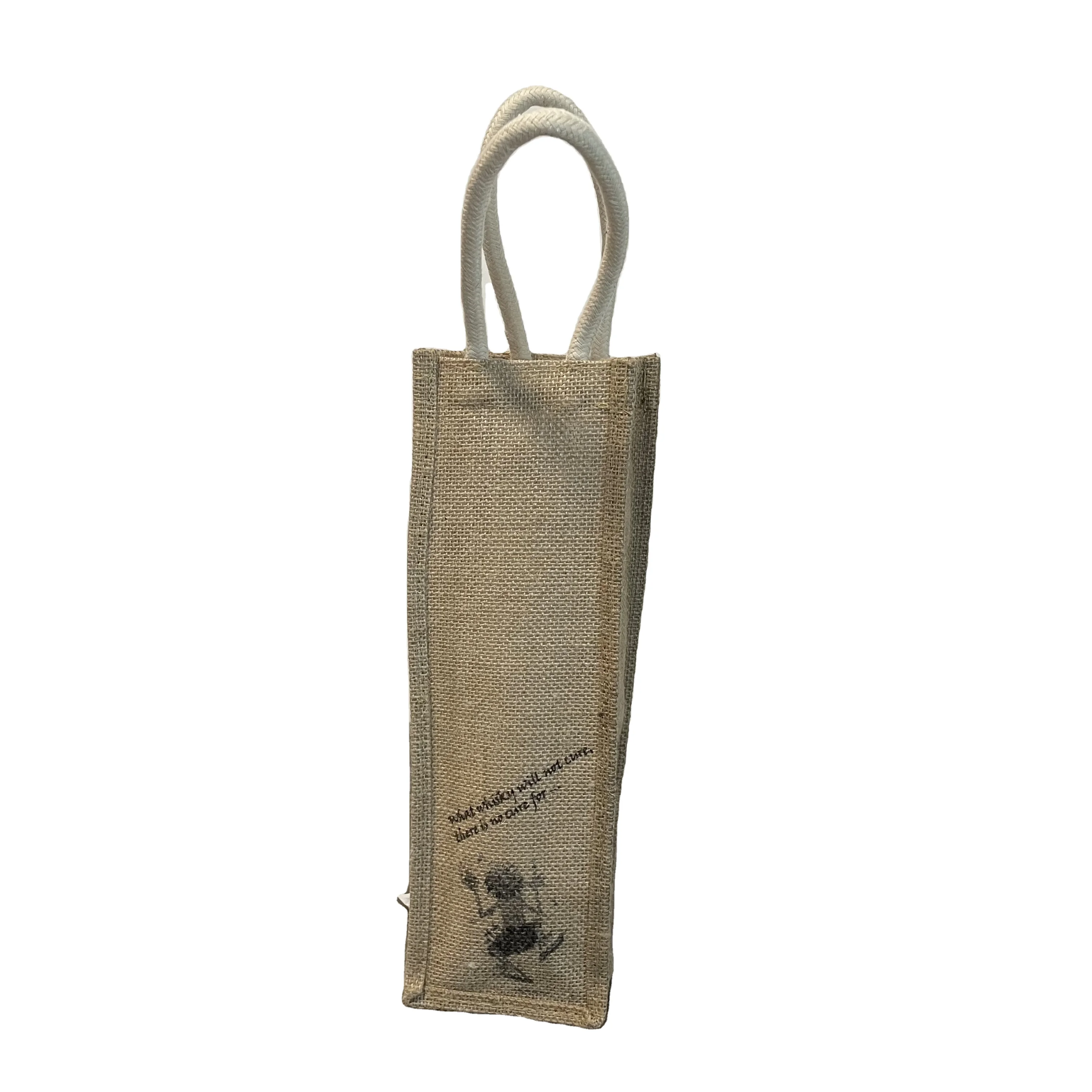 Personalized Wine Bags Jute Burlap With Logo Jute Jar Wine Bags Linen Jute Wine Bag Beer