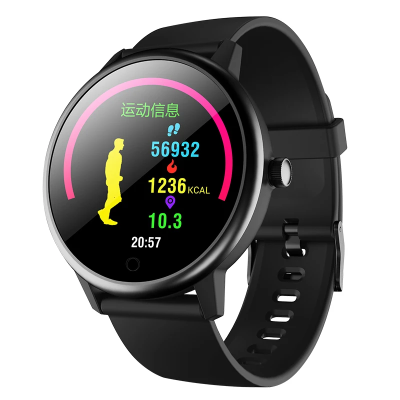 Creatway it118 round smartwatch fitness wristband - your second smartphone screen on your hand