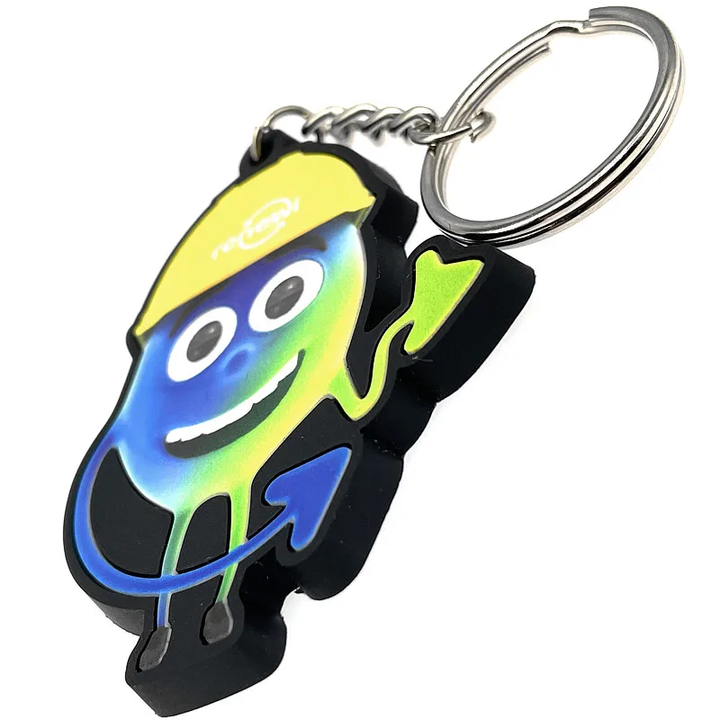 Custom Digital Print Jersey Keychain for Giveaway Souvenir Wedding Party Celebration Club Soft Rubber Llaveros Keytag Keychain