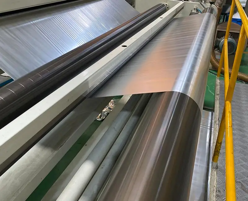 AL+PE PET+AL+PE Aluminum Laminated Plastic Film Metallized Film MPET For Insulation Material Reflective Facing