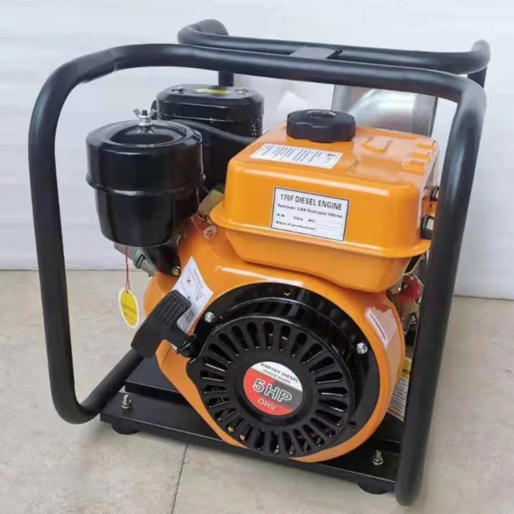 3-дюймовый 170F ручной запуск дизельный водяный насос 5HP двигатель водяного насоса