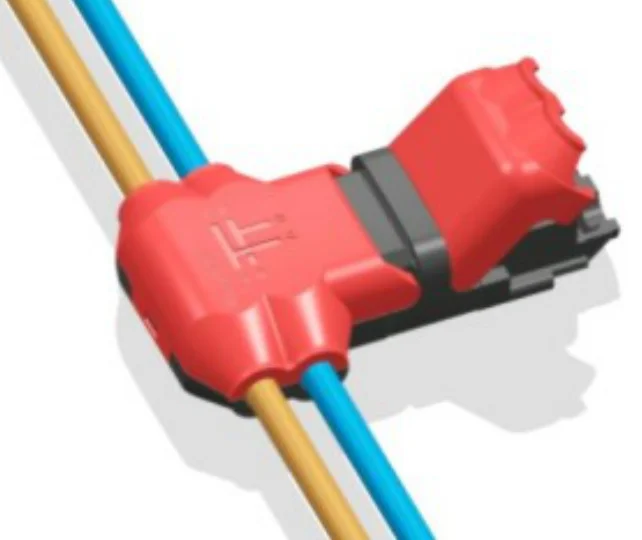 T1 quick wire connector terminal led 2pin Non Welding Stripping Butt T Car Auto