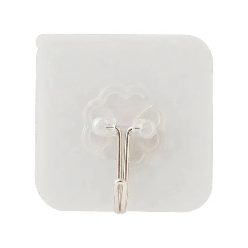 2022 Hot Sale Strong Transparent Hook Adhesive Sticker Wall Hook Load-bearing Sucker Kitchen Traceless Hook