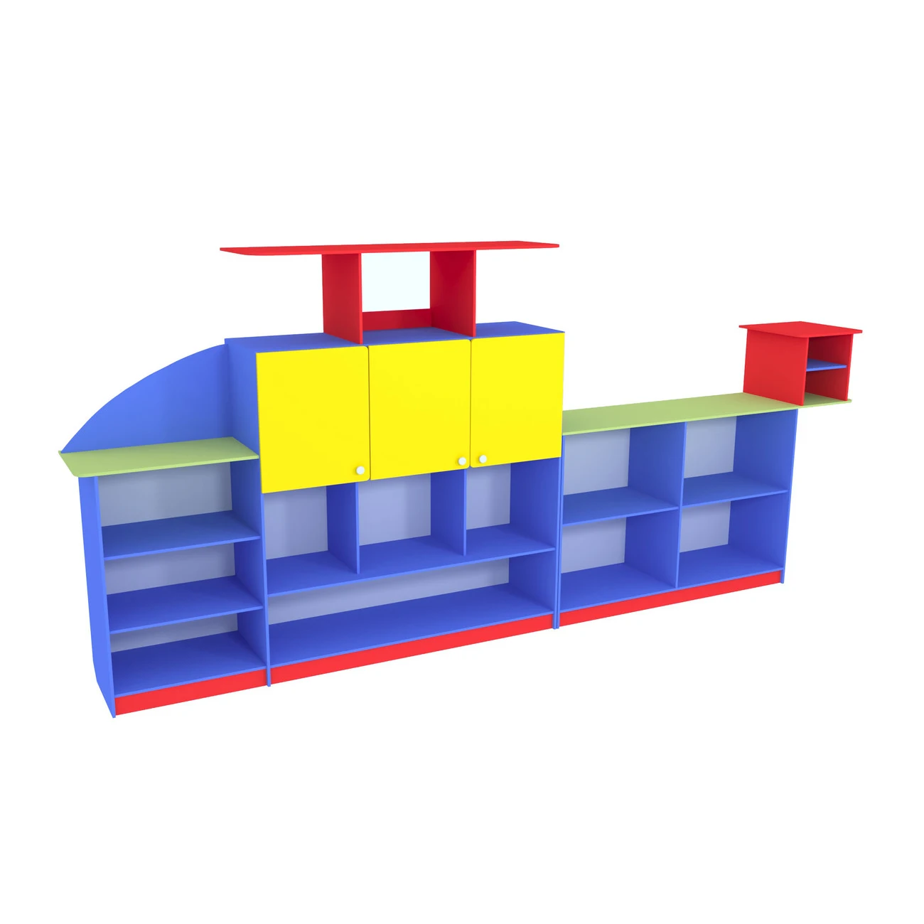 New Design Modern Style Eco-friendly L-VOC E0 Class Chinese Fir Block Board Kids Wood Cabinet with ISO9001/14001