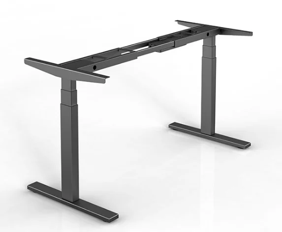 Smart Dual Motor Trinodal Sitting & Standing Computer Desk  Frame Height Adjustable Steel Table for Office Use Furniture