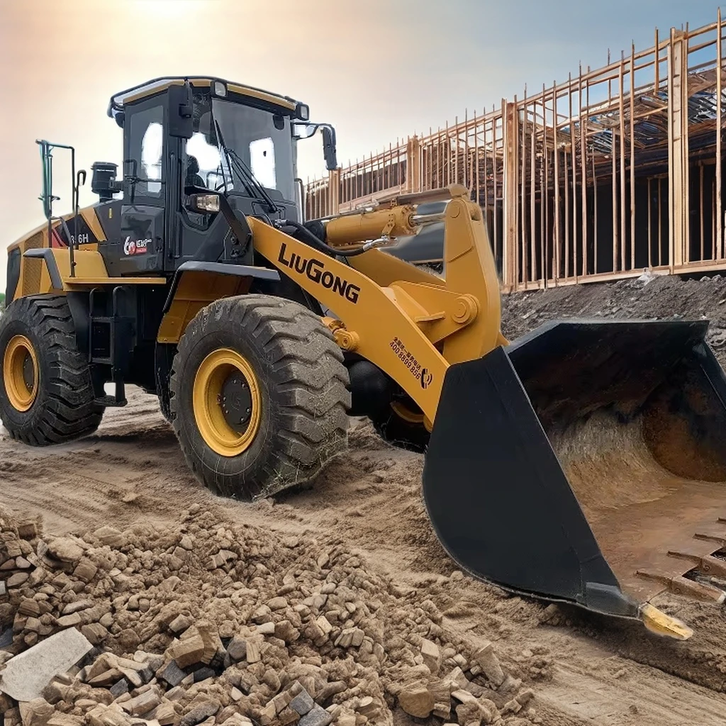 90% of the new Liugong forklift truck with warranty, second-hand 5 tons loading and unloading truck Liugong 856H loader