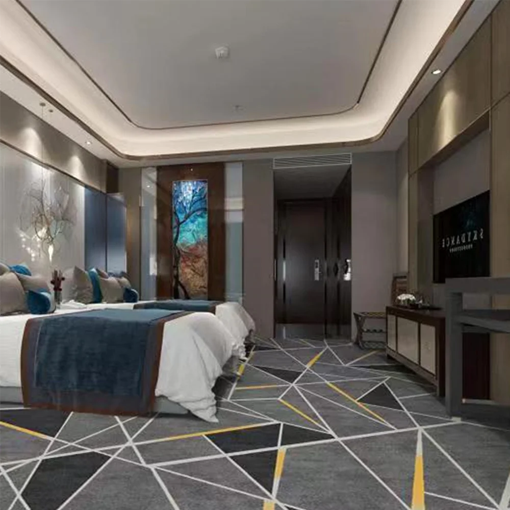 Wall to wall Red Event Bedroom Wool Exhibition Carpets Hotel Banquet Hallway Corridor Hospitality Carpet