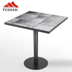 FUSHAN outdoor lounge furniture ceramic tile mosaic table bar cafe restaurant