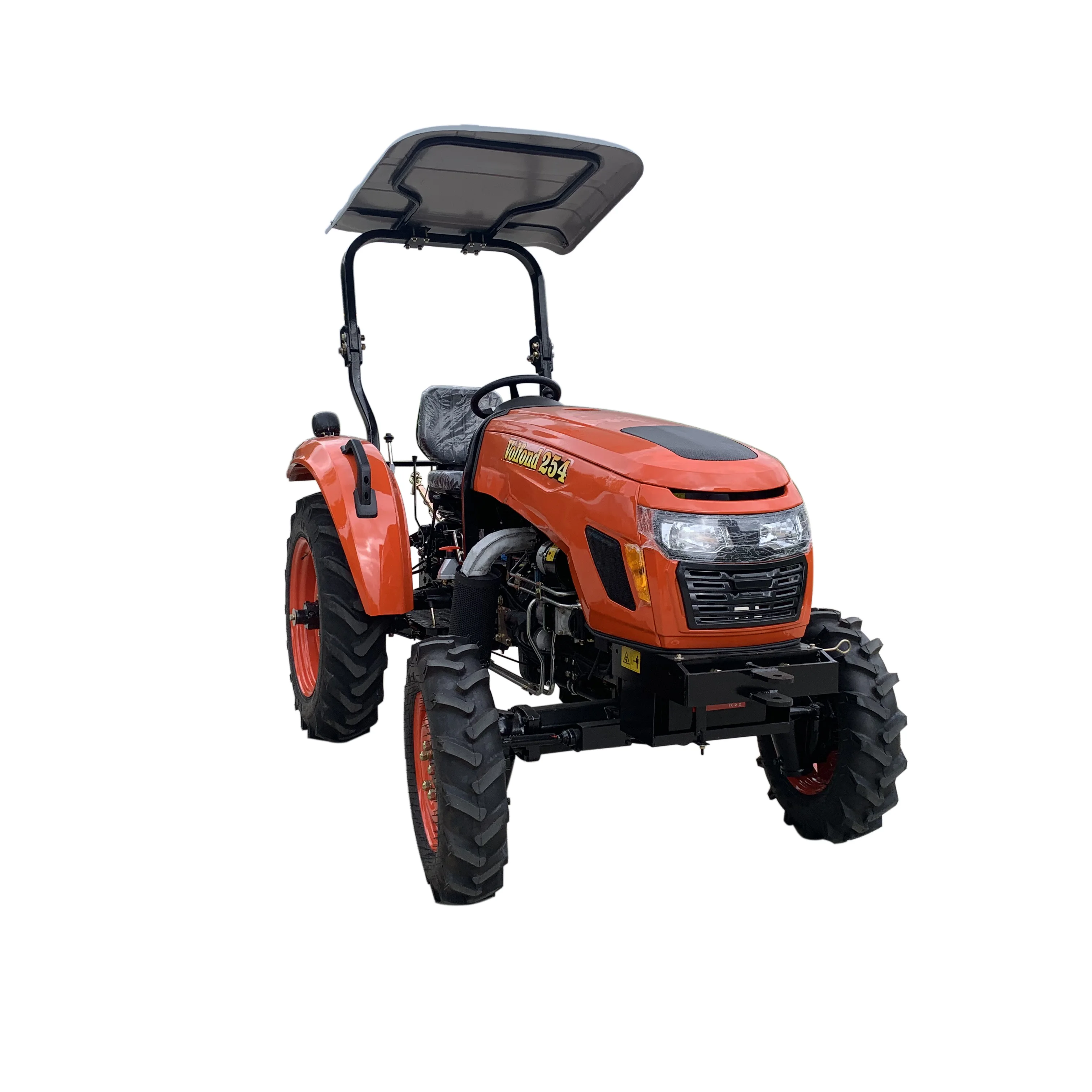 shuttle shift yto diesel engine hydraulic pump 25hp 4wd mini cab tractors hot selling in romania with COC certification