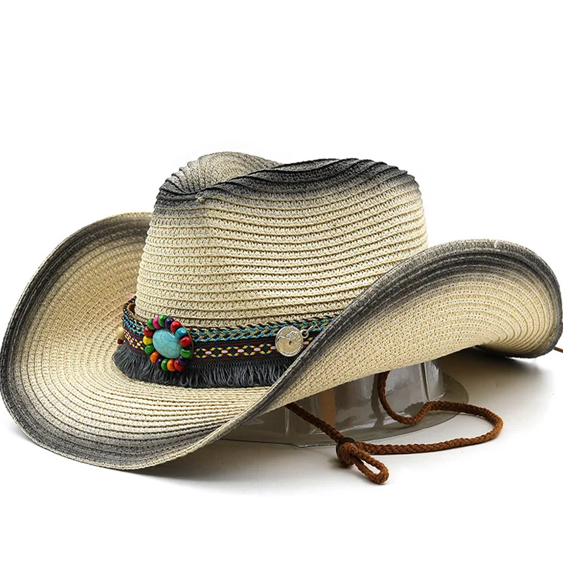 High Quality Straw Hat Bulk Straw Western Style Jazz Cowboy Cowgirl Hat - Buy Cowboy Hat,Cowboy Hat Straw,Cowgirl Hat Product on