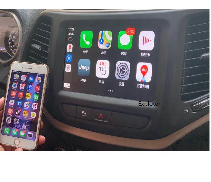 Wireless Carplay For Jeep Cherokee/grand Cherokee/chrysler Ram 2014-2017