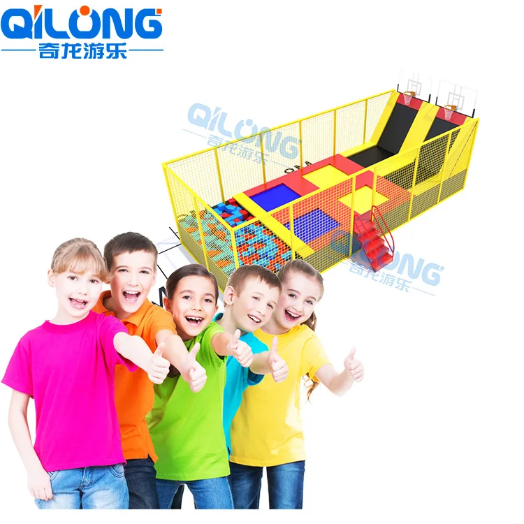 No.1 Крытый детская площадка Поставщик в Alibaba, парк развлечений дети крытый батут для продажи