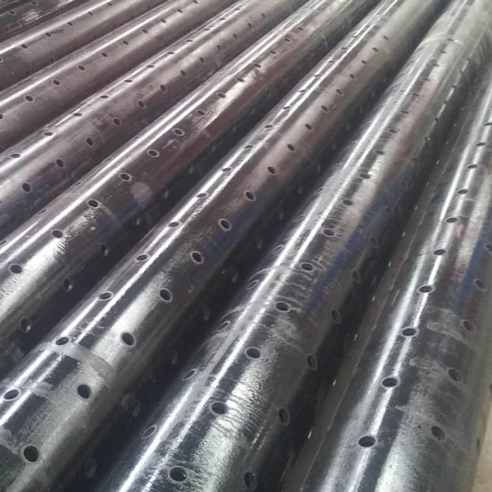 Perforated casing pipe from API Spec 5CT seamless and ERW casing pipe