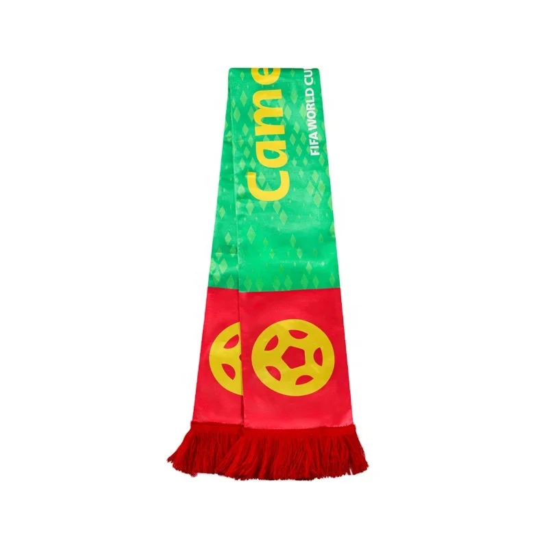 Good Quality Custom Printed Winter Jacquard Scarves Football Soccer Club Cup Sport Fan Scarf