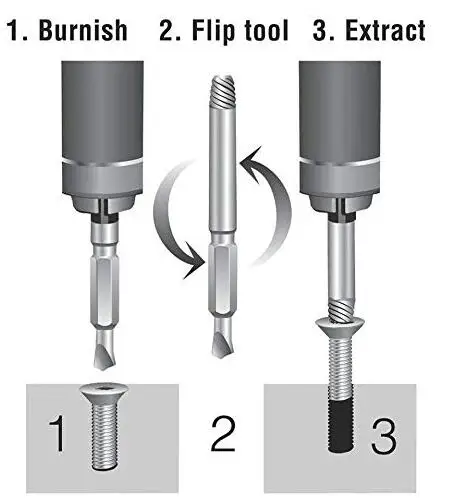 4 шт., набор направляющих сверл для извлечения сломанных солей