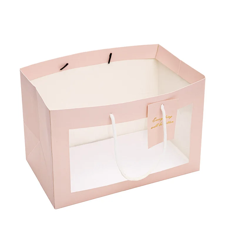 
2021 Factory wholesale Window portable box flower gift box Perfume box Bloemendoos 