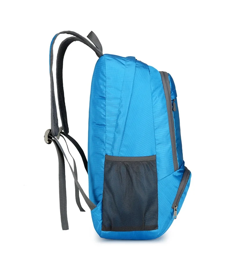 TS Original Factory Custom Logo Back Pack Hiking Travel Bag 210d Polyester Folding Backpacks For Casual Sports Backpacks Bag