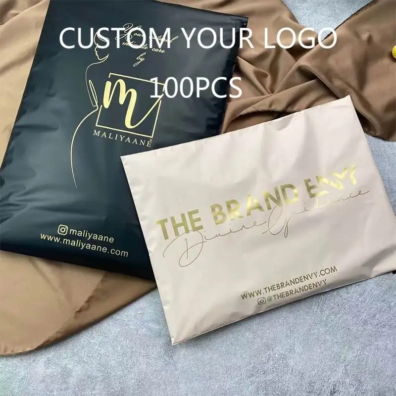 Custom Printed Eco Mailer Bag Plant Based Poly Mailer Envelope Courier Package Bag Envelope Polymailer Bag For Clothes