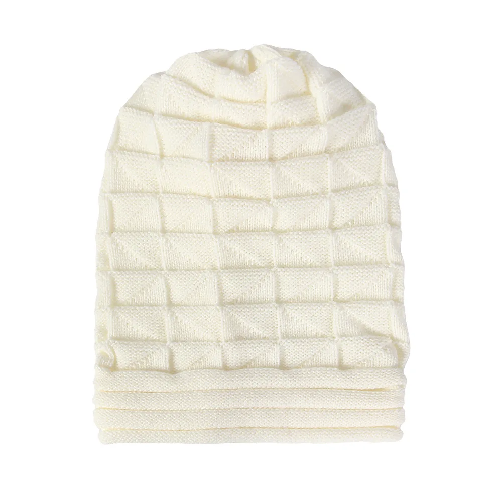 Fashion Women Autumn Winter Outdoor Warm Wool Cap Drape Knit Beanie Hats Woolen Caps Knitted Hat