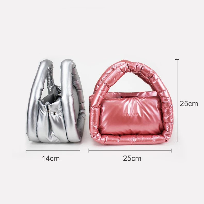 Custom Women Puffy Purse Tote Bag Personality Fashion Ladies Fashion Handbags