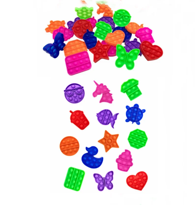 2021 Amazon hot  food grade silica gel multiplayer games, party games push pop bubble vent toys killing rat pioneer