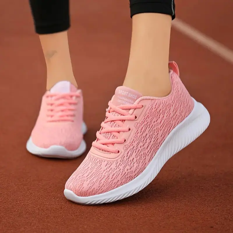 New Design Lace-up Men Sport Casual Shoes breathable running shoes sneakers  for women