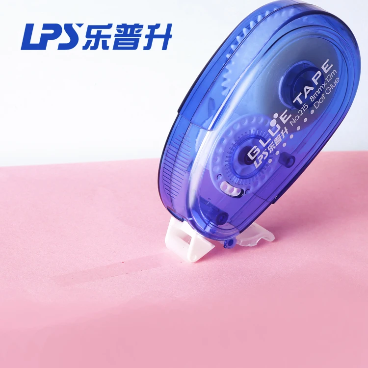 8 мм * 12 м пластиковая ПЭТ Двухсторонняя клейкая лента ролик офисный липкий ролик клейкая лента с легкой сенсорной крышкой