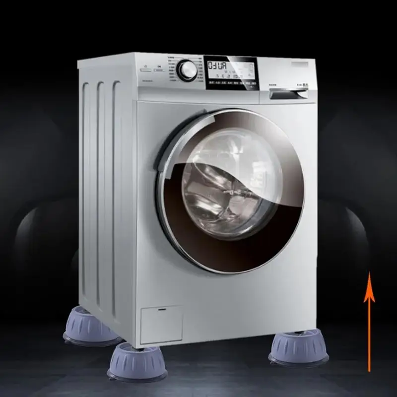 Washing Machine Refrigerator Support Pads Rubber Mat Slipstop Silent Universal Dampers Stand Anti Vibration Feet