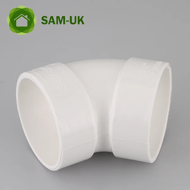 ASTM D2665 ПВХ дренажный фитинг с углом 90