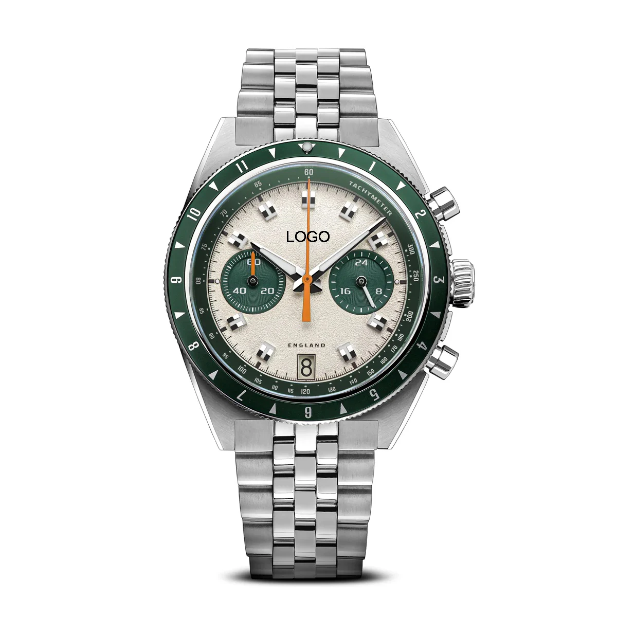 40MM Luxury Quartz Watches Men Watch Man Large Dial Chronograph