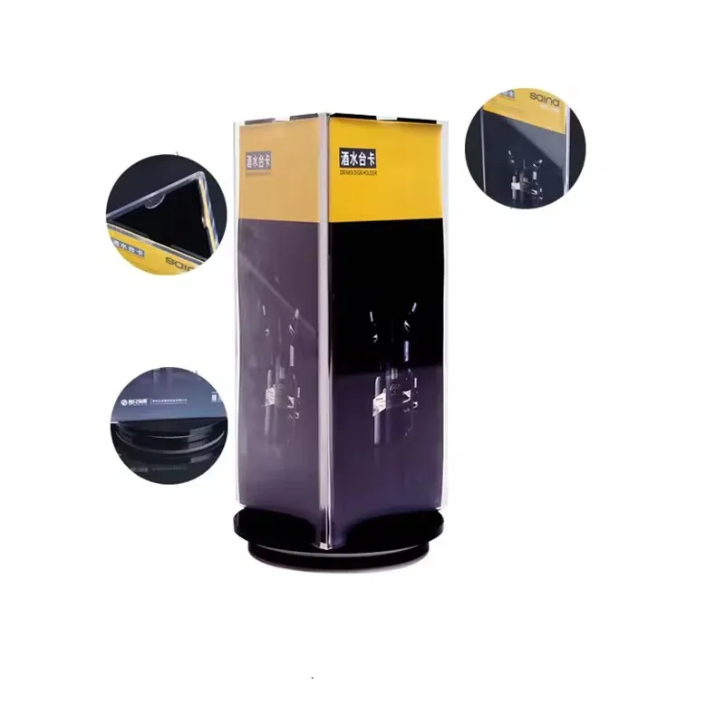 Acrylic 3-Sided Table Tent Menu Holder 5x7 in Bulk (Pack of 20)