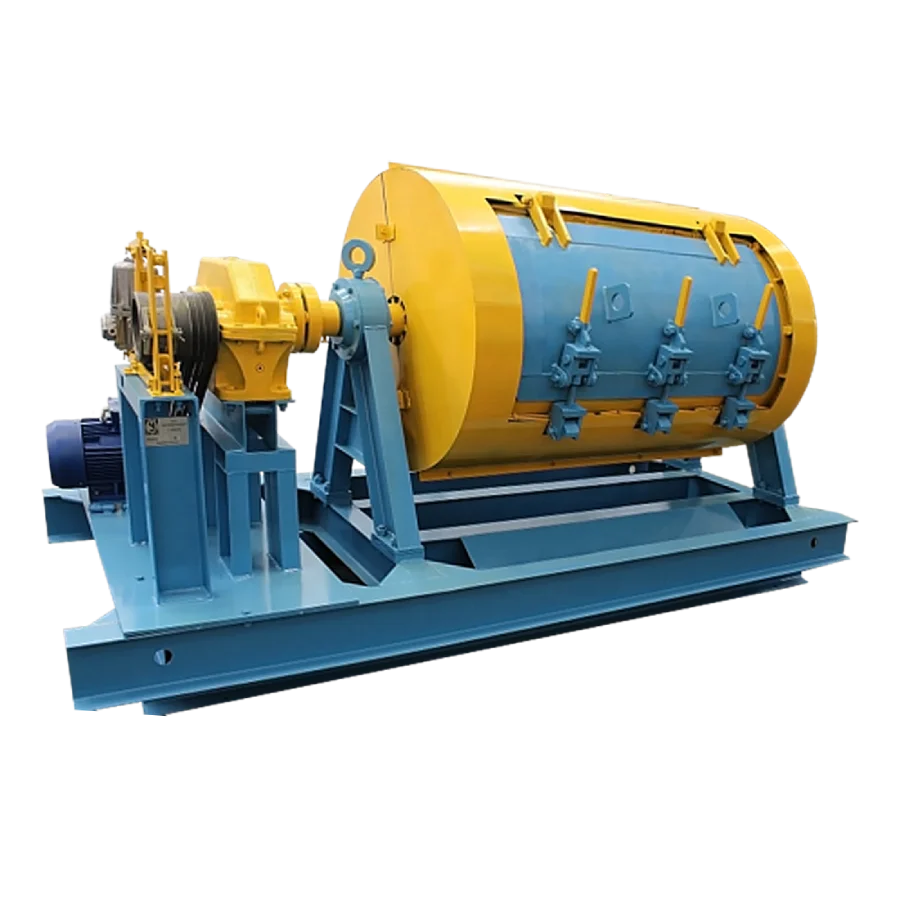 
High performance tumbling drum for cleaning castings and other workpieces, from manufacturer 