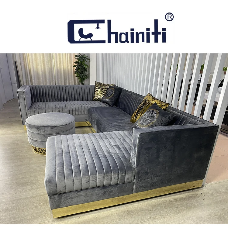 Modern Design Home Furniture Living Room Furniture Sofas sectional With Ottoman