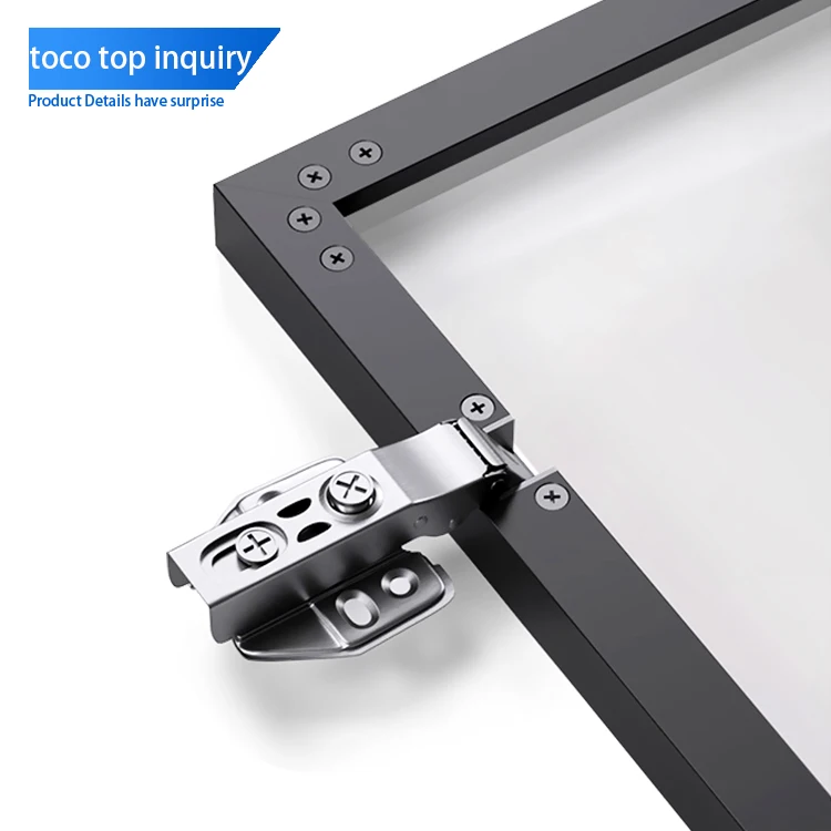 High Quality Removable 304 Stainless Steel Cabinet Hinges Hydraulic Cabinet Soft Close Furniture Hinges For Aluminum Frame Doors