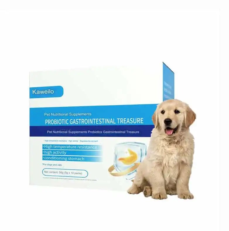 OEM ODM wholesale pet food herb 6 probiotics gut health probiotic pet supplement pet natural probiotic for sale