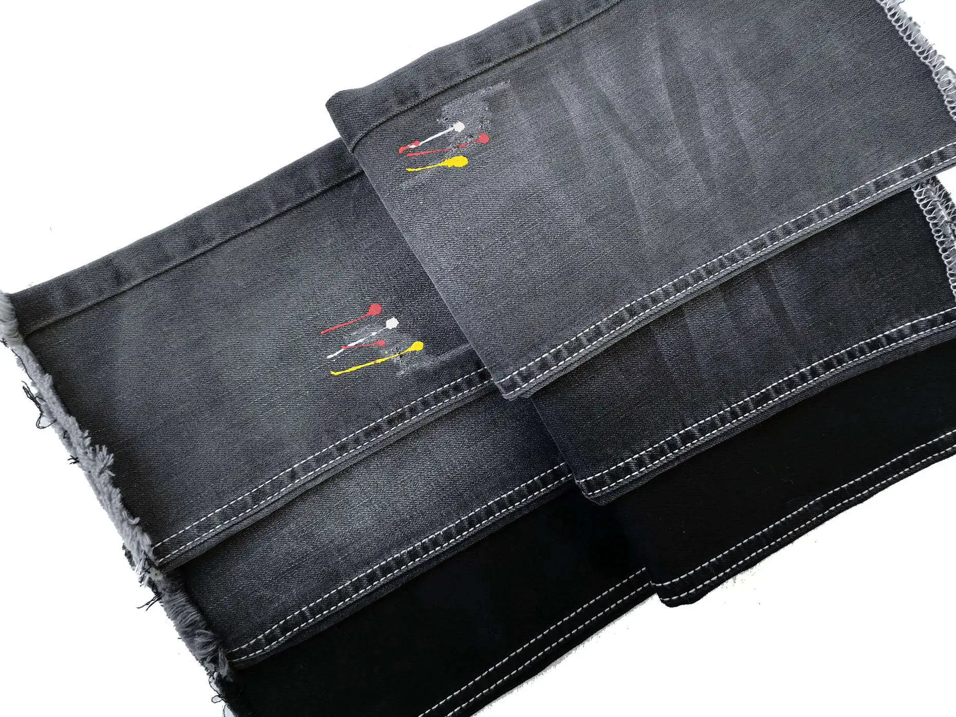 F8232 Hot sale super stretch cotton lycra denim fabric for lady women jeans