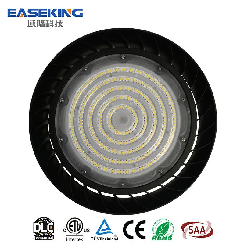 indoor warehouse gymnasium aluminum 120v 200w 140lm gym ufo high bay light fixture