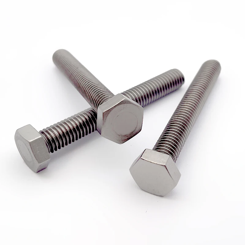 Hot Sale Titanium Alloy Bolt Screw Din933 Hexagon Head Bolt Gr5 Titanium Bolt Motorcycle m8