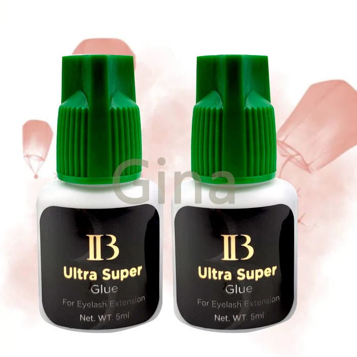 Original i-beauty glue IB Ultra Super glue green top 2s drying time glue Eyelash extension waterproof adhesive